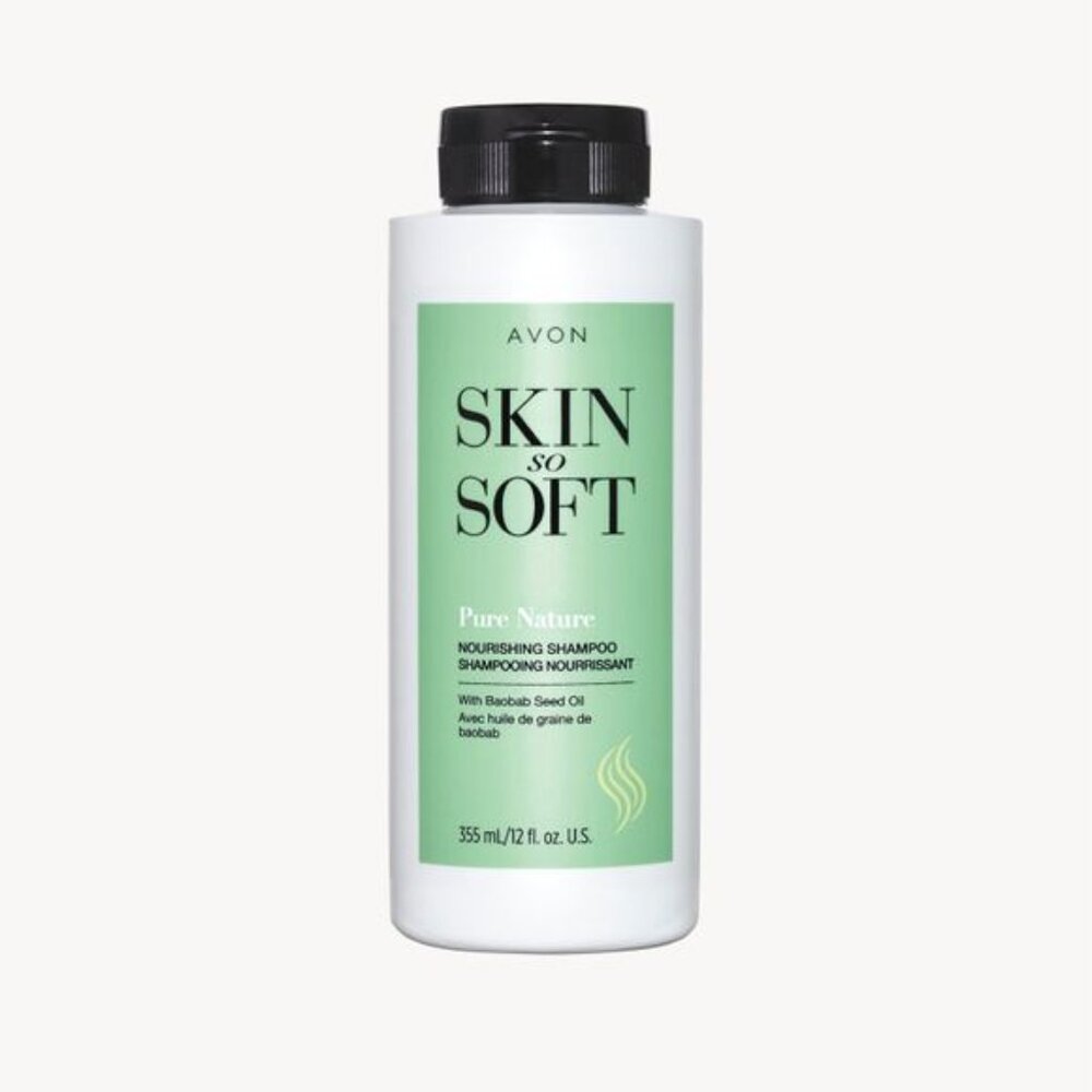 Avon Skin So Soft Pure Nature Nourishing Shampoo - 12 fl. oz.